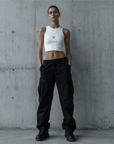 CUT Crop top-Blanc