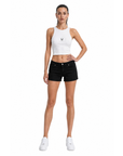 CUT Crop top-Blanc
