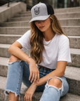 FRAME Casquette-Grise