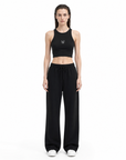 CUT Crop Top-Schwarz
