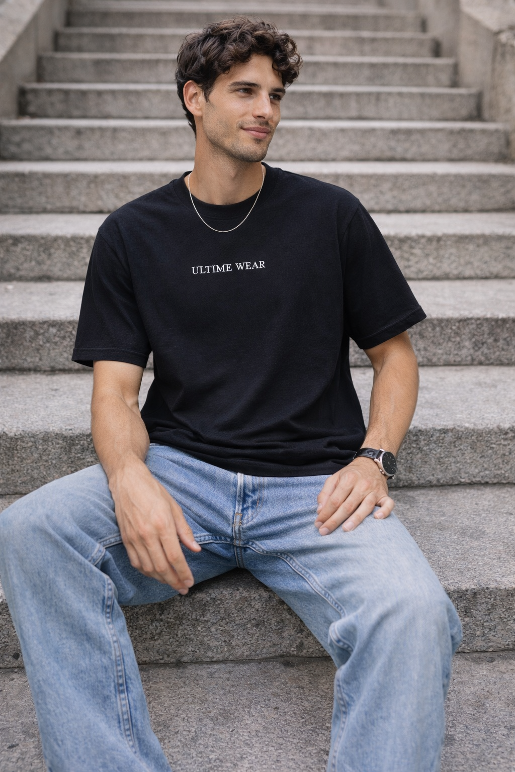 SIGNATURE t-shirt-Noir