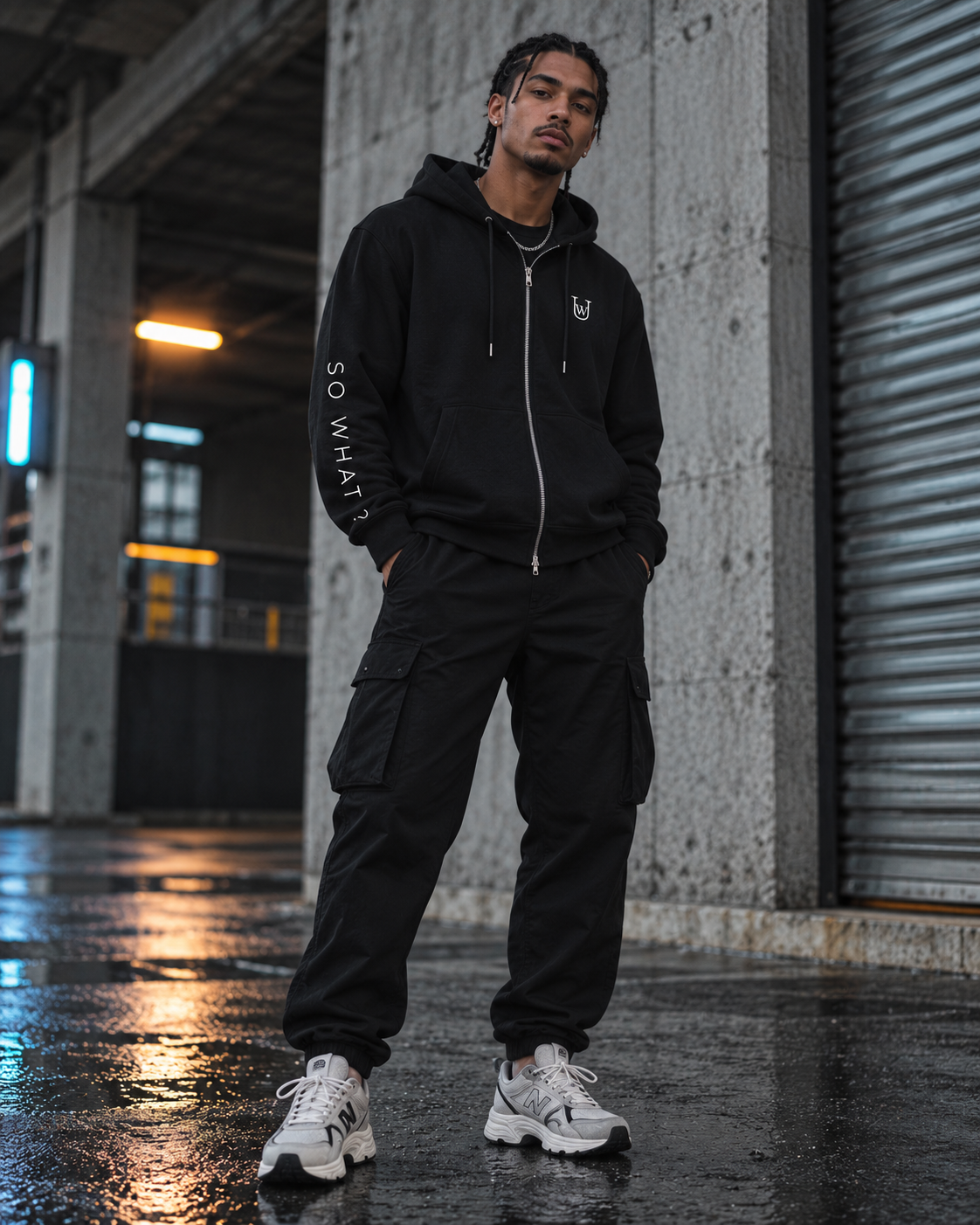 ZIP Und was ist damit? Jaquette-Noire