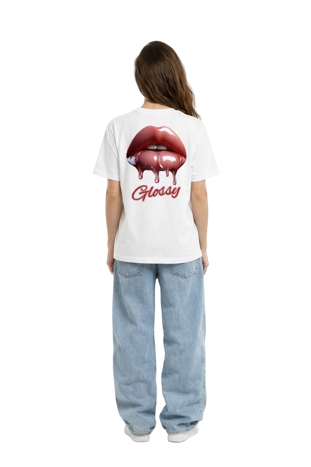 GRAFIK T-Shirt-Weiß