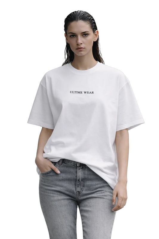 SIGNATURE t-shirt-Blanc