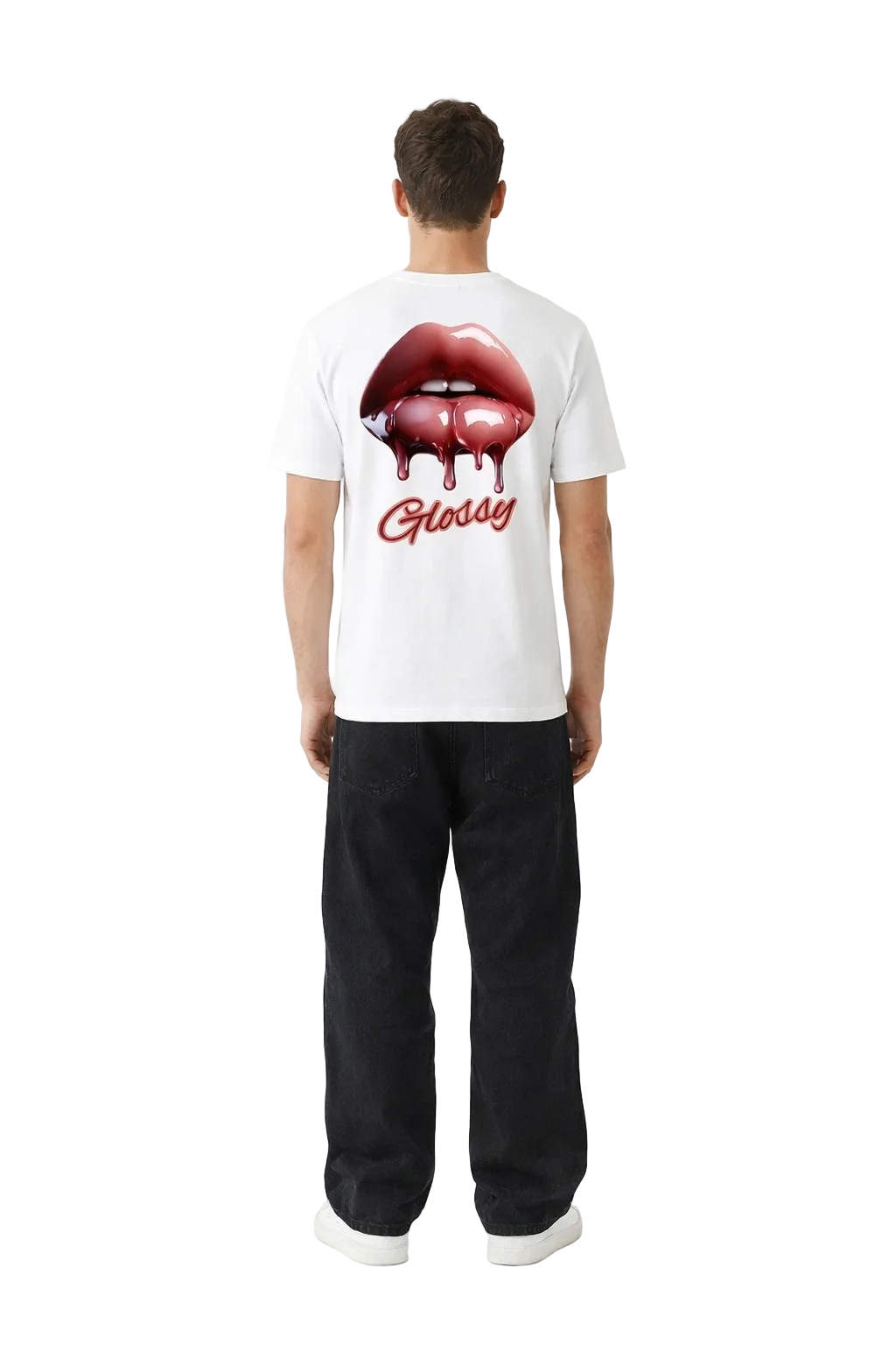 GRAFIK T-Shirt-Weiß