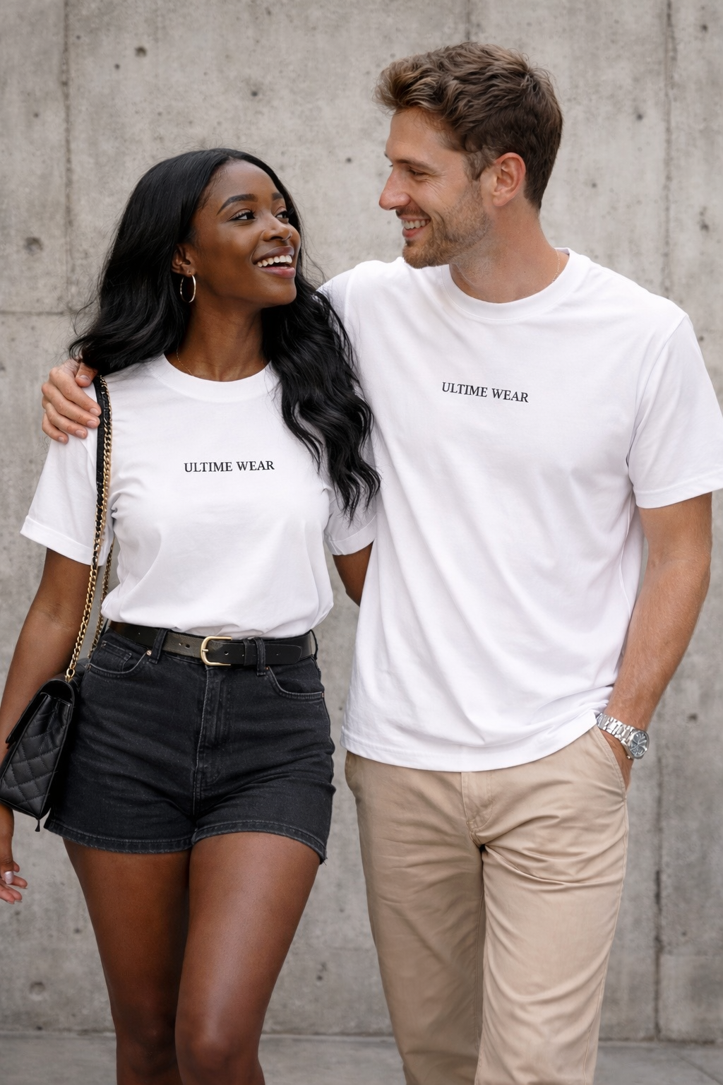 SIGNATURE t-shirt-Blanc